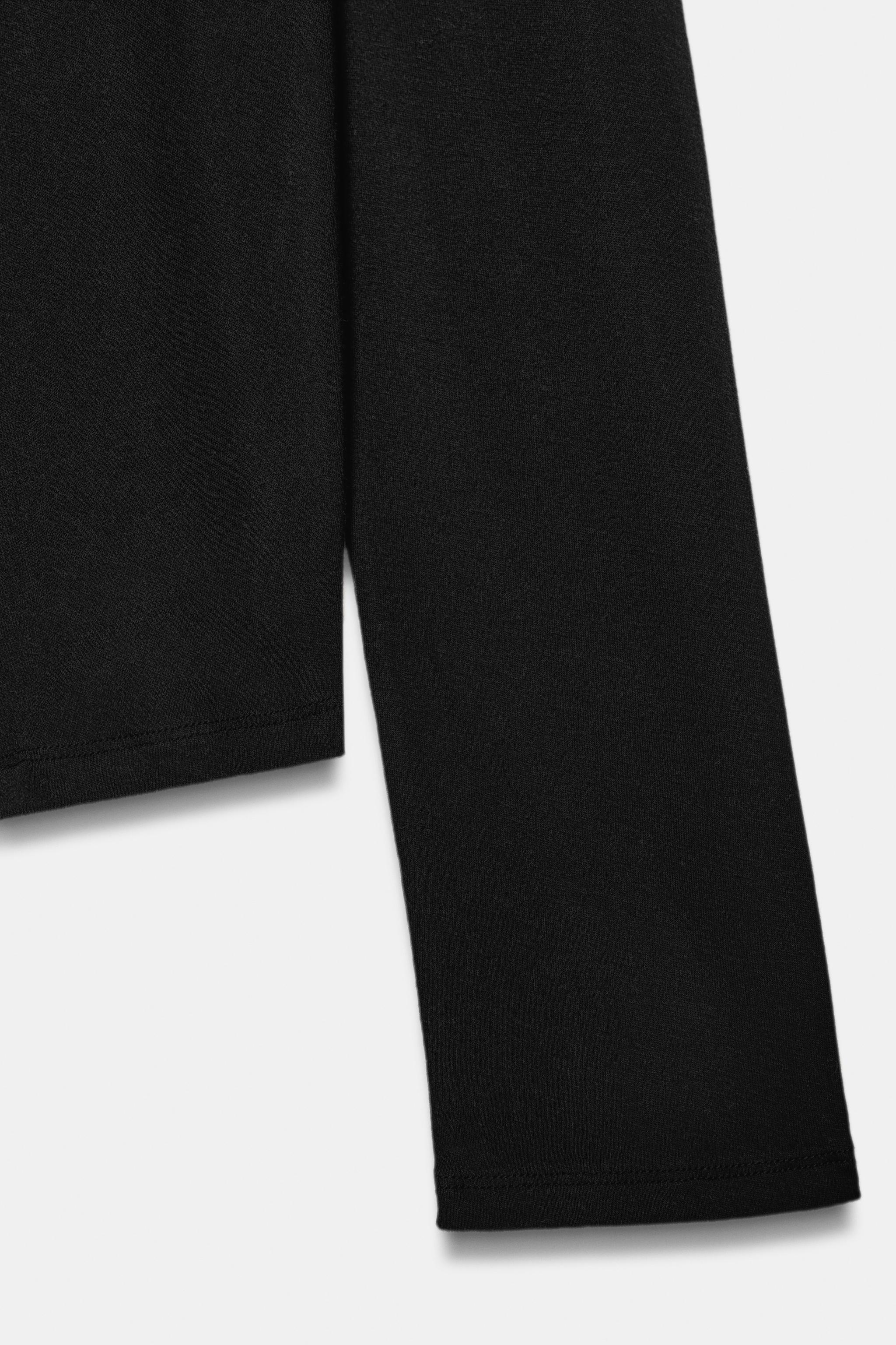 SEMI-SHEER LONG SLEEVE TOP